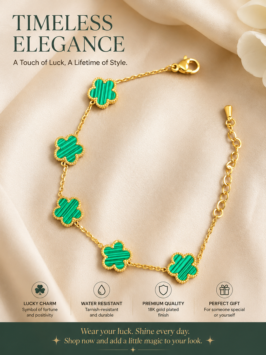 Luxury Clover Bracelet Buy 1 Get 1 Free
