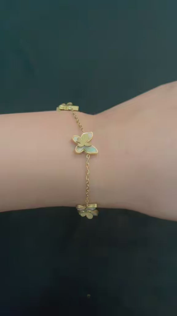 Glitter Butterfly Charm Bracelet Buy 1 Get 1 Free